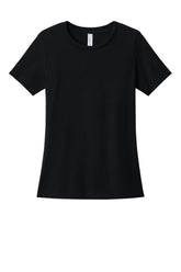 BELLA+CANVAS® Women’s Relaxed CVC Tee - Solid Black Blend - 2XL